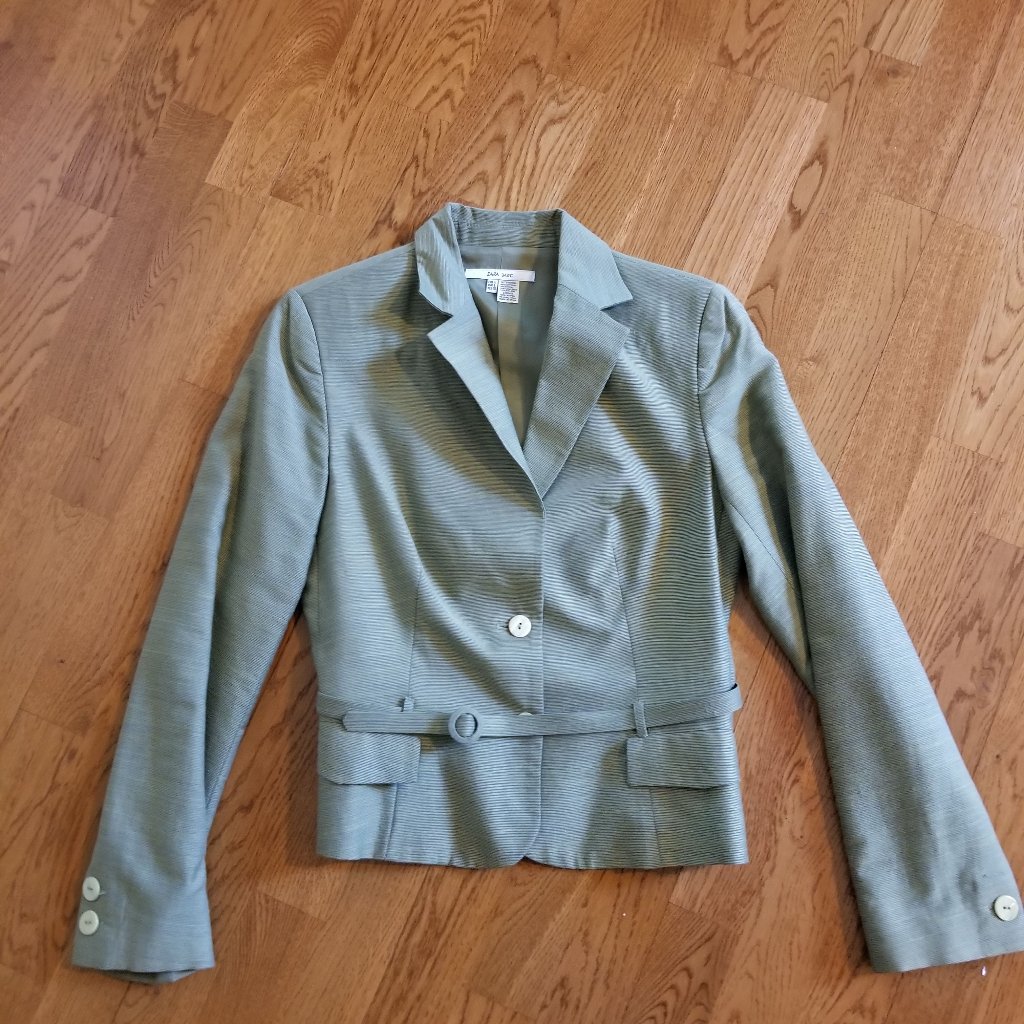 Zara Basic Green Jacket -Vtg